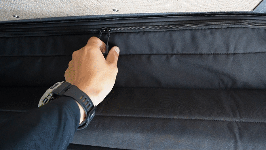 SPRINTER HEADLINER SHELF INCLUDES CURTAIN ROD AND LINER 2019+