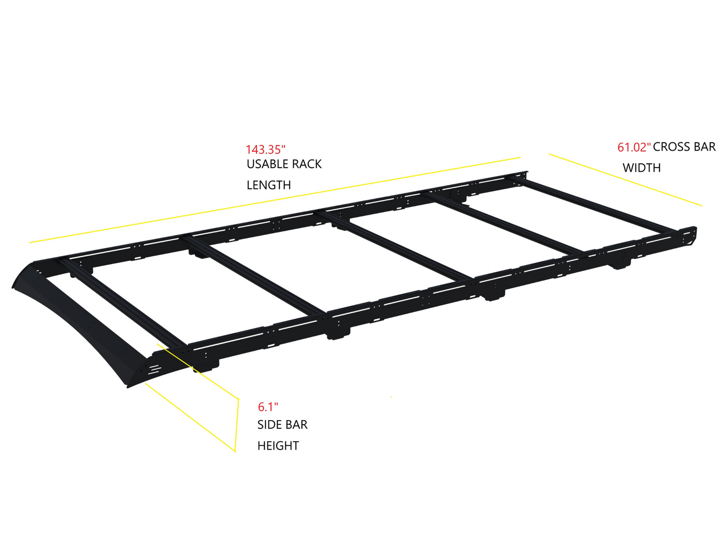 TRANSIT VAN STRATA ROOF RACK HIGH ROOF 148" EXT