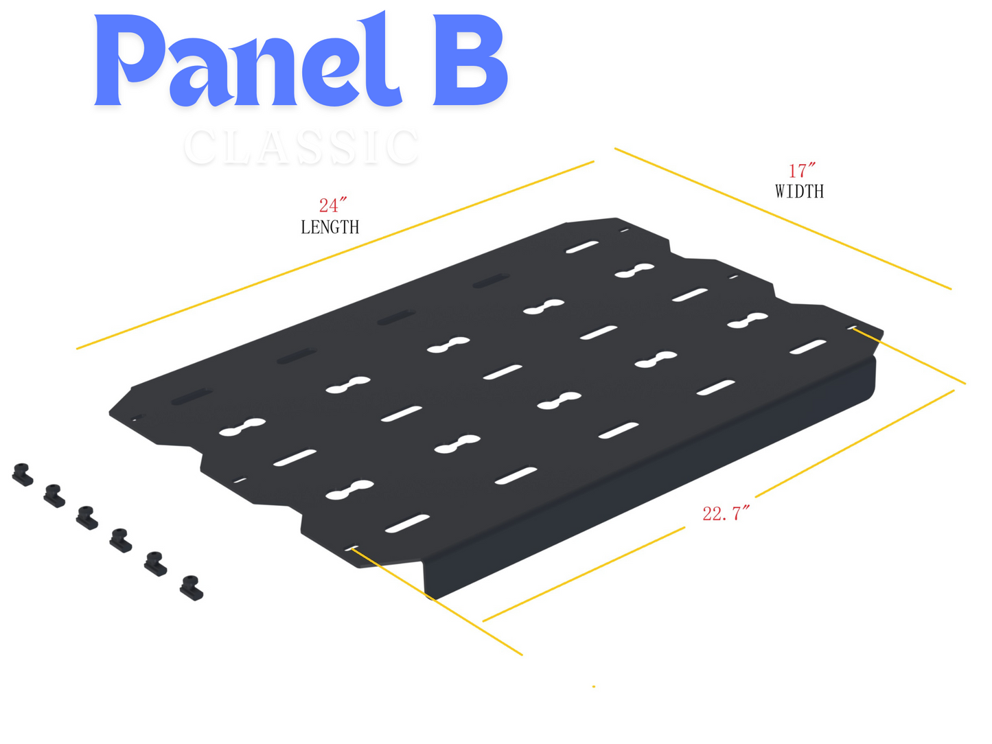 UNIVERSAL ROOF RACK DECKING PANELS
