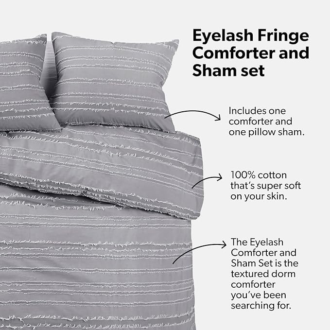 Dormify Stay in Bed Comforter Grey